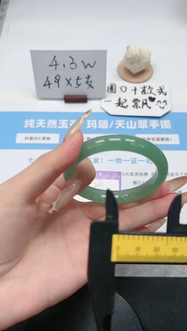 【闪购商品】石英质玉手镯未镶嵌247/56.6东陵