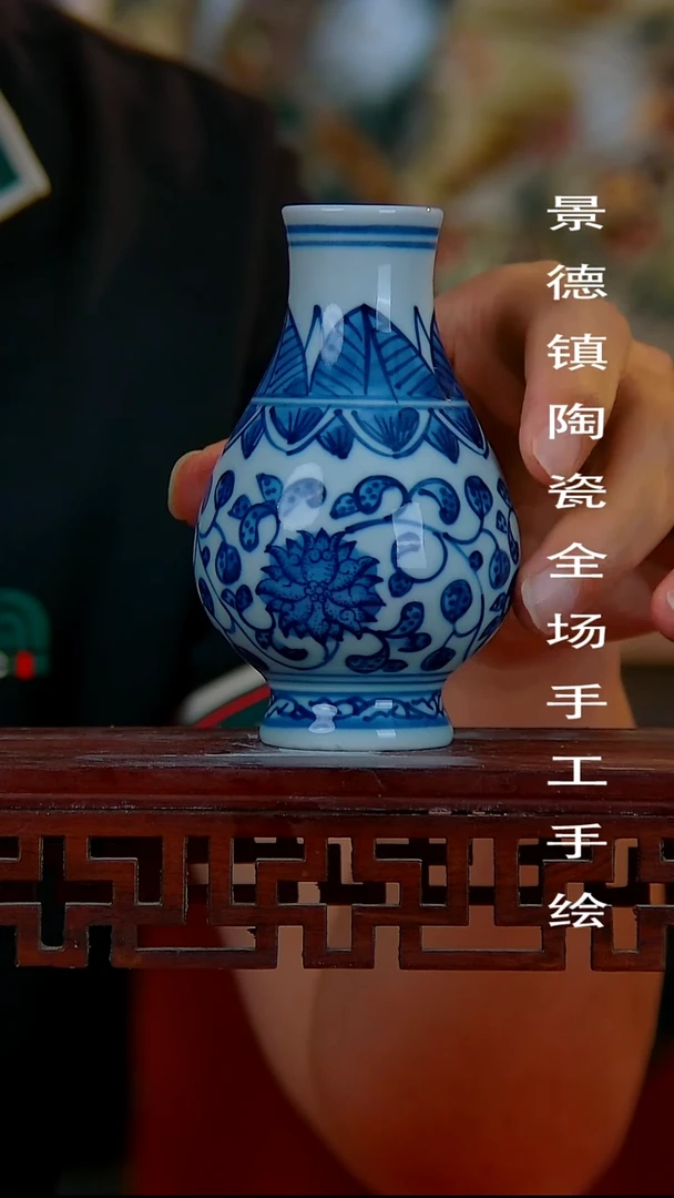 摆件手景德镇陶瓷 全场手工绘