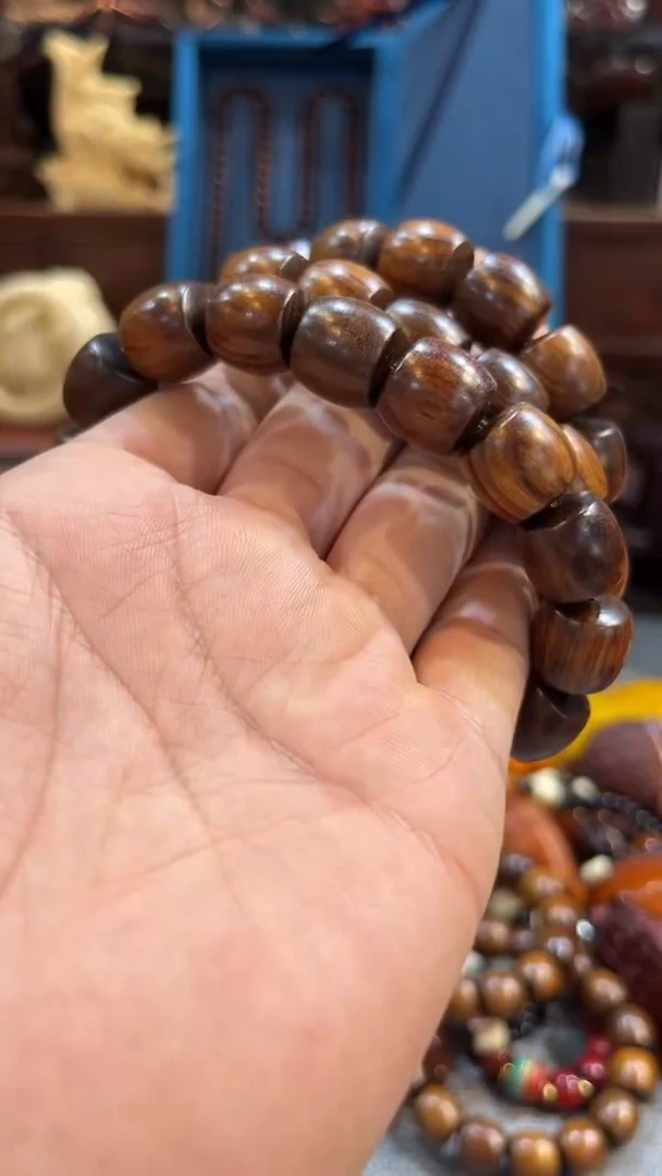 黄花梨/降香黄檀桶珠单圈