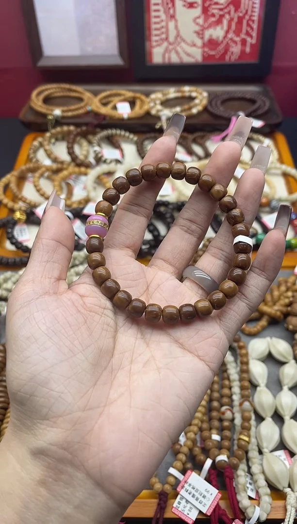 手串库克埃及老料8mm老型桶珠搭配款手串