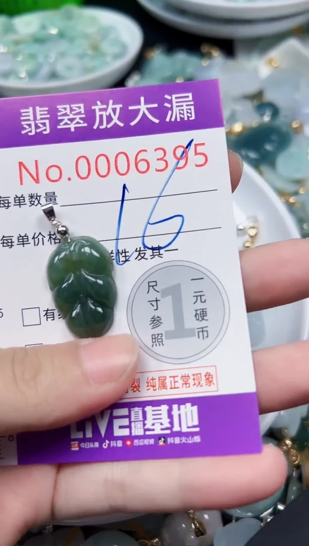颈饰未镶嵌翡翠6395