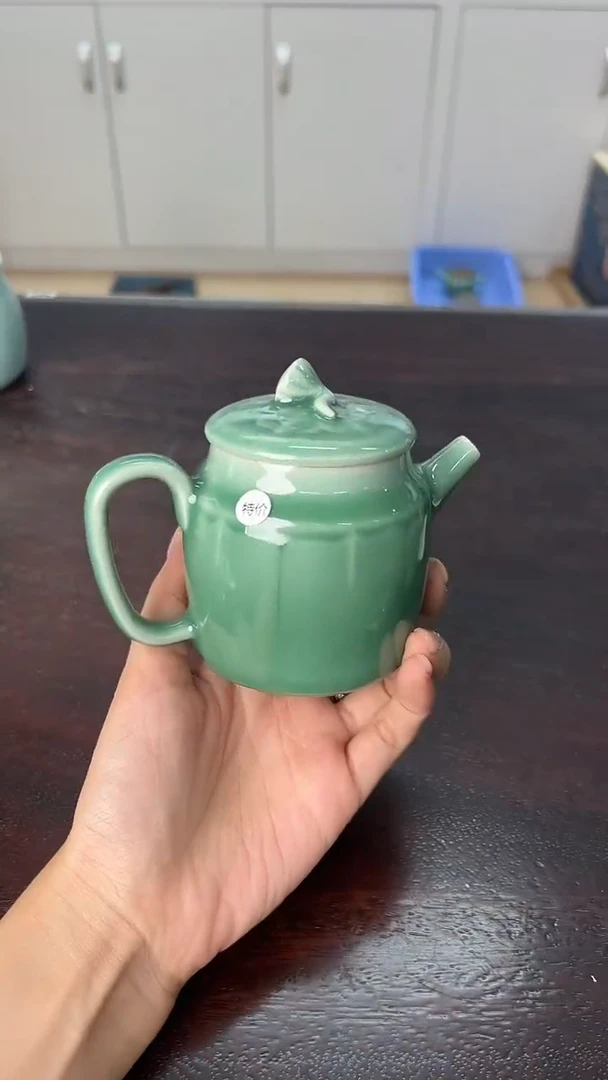 龙泉云间青瓷小米茶器