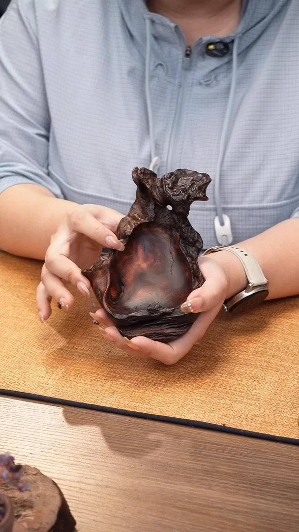 8号云小屋紫柚木果盘