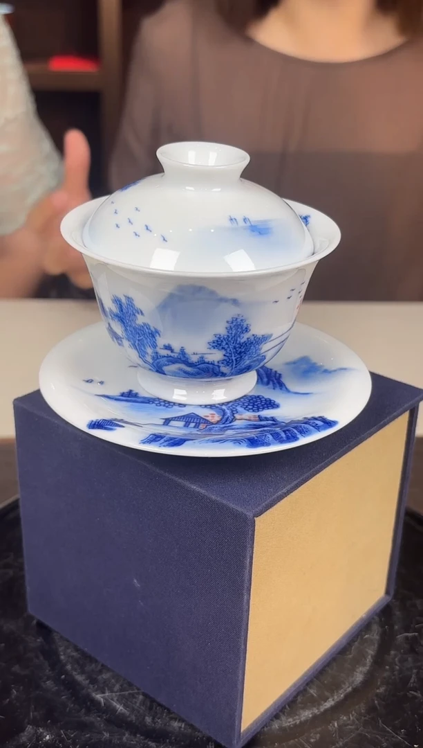 盖碗瓷立方——吴小琴专场527