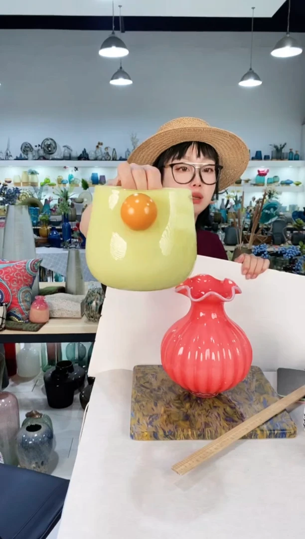 慕忆家手作琉璃花瓶