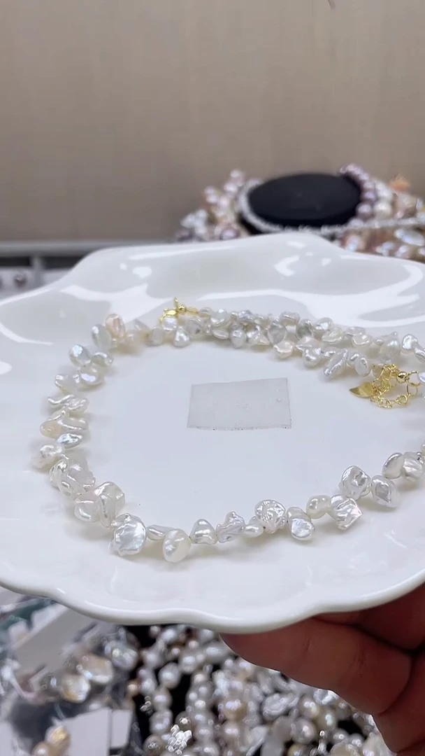 未镶嵌项链淡水珍珠【纯恬饰品】