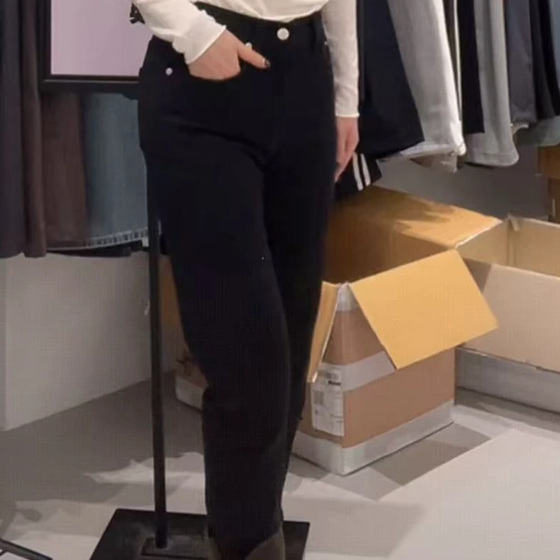 【慧姐韩国正品】25冬新款V九分裤17654973/N0退N0换