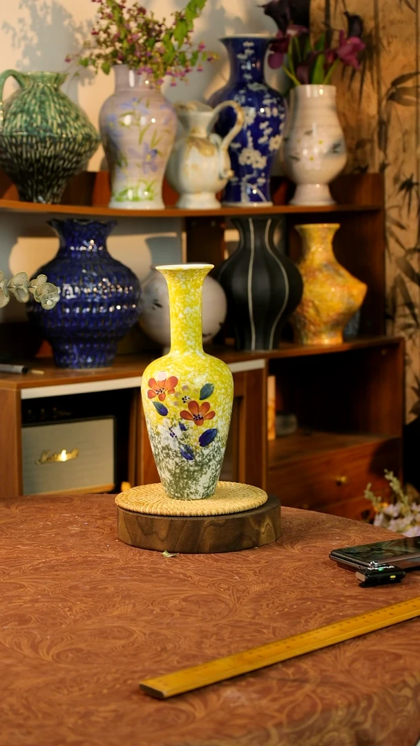 陶瓷景德镇手工手绘花器