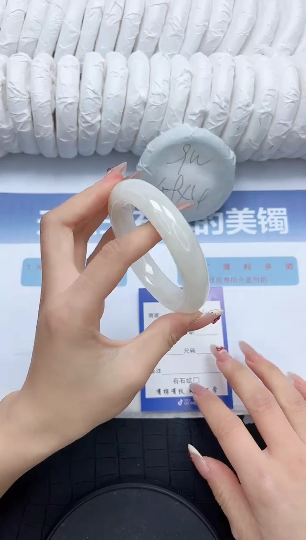 和田玉未镶嵌手镯N384-58.8