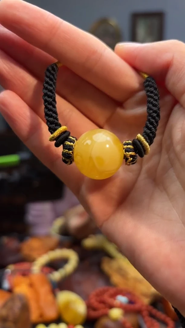 蜜蜡颈饰未镶嵌吊坠