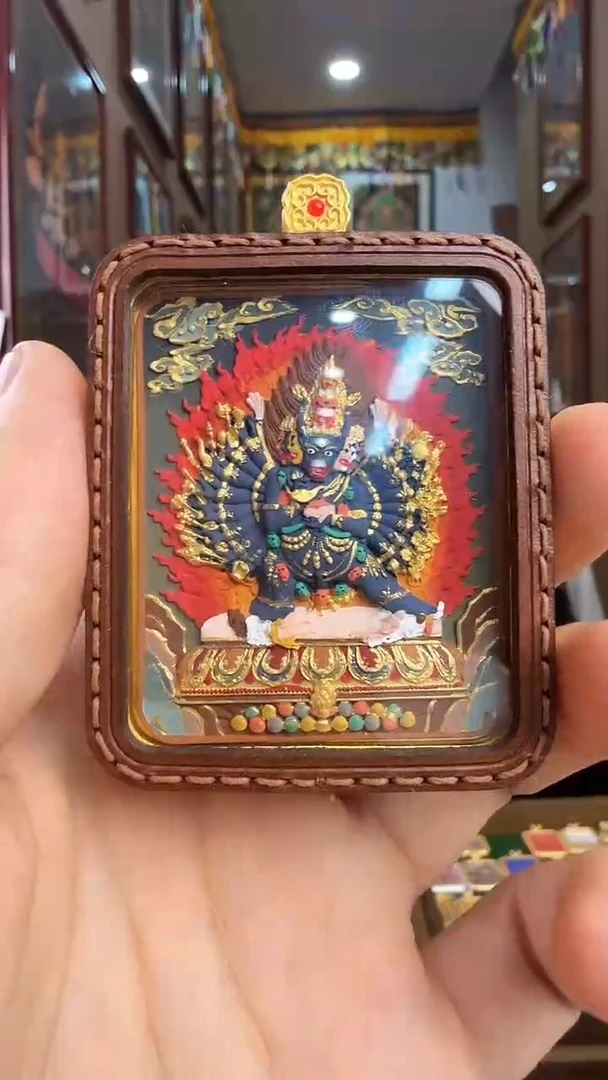 吊坠大威德泥塑擦擦