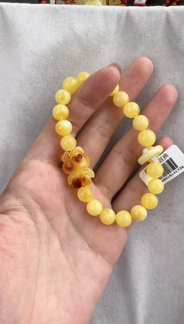 【闪购商品】琥珀裸石未镶嵌10129132-手串