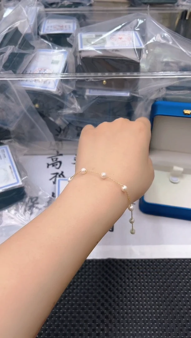 未镶嵌淡水珍珠耳饰sl4056