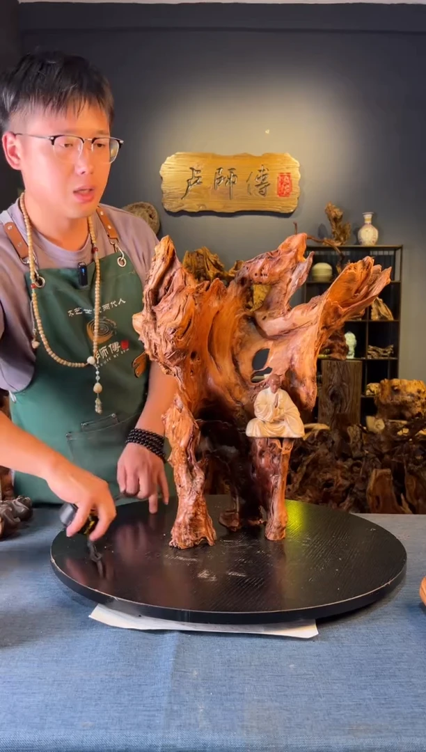 木卢师傅根艺作品（不包含人物摆件）