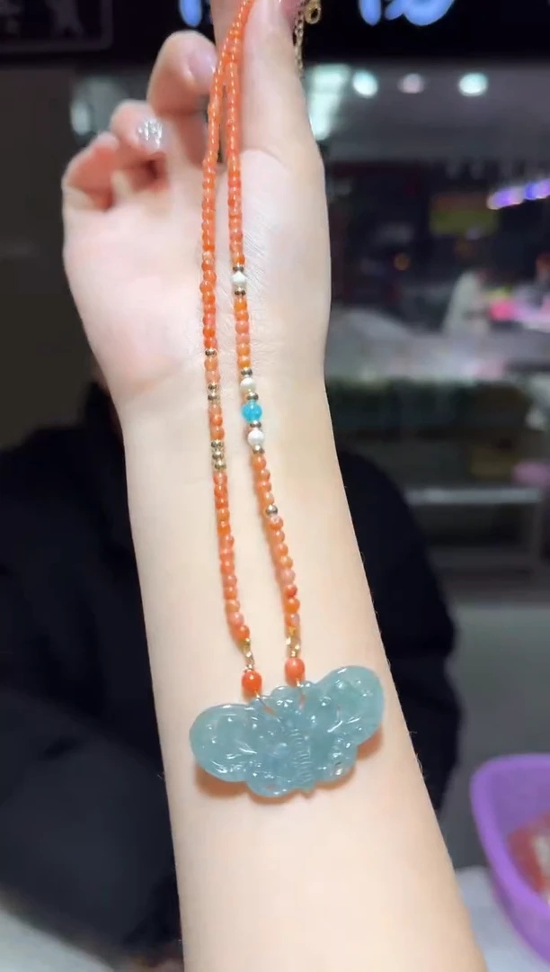 【闪购商品】南红玛瑙颈饰未镶嵌多样性发一件 098