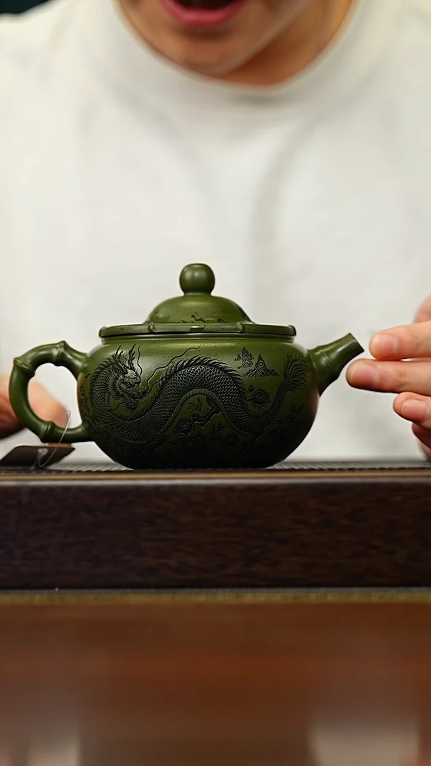 茶壶紫砂宜兴原矿 半手工 紫砂壶容量400CC