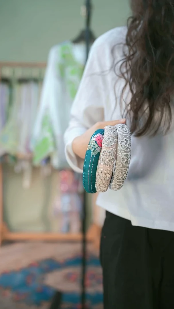 刺绣苏绣发箍 不挑颜色