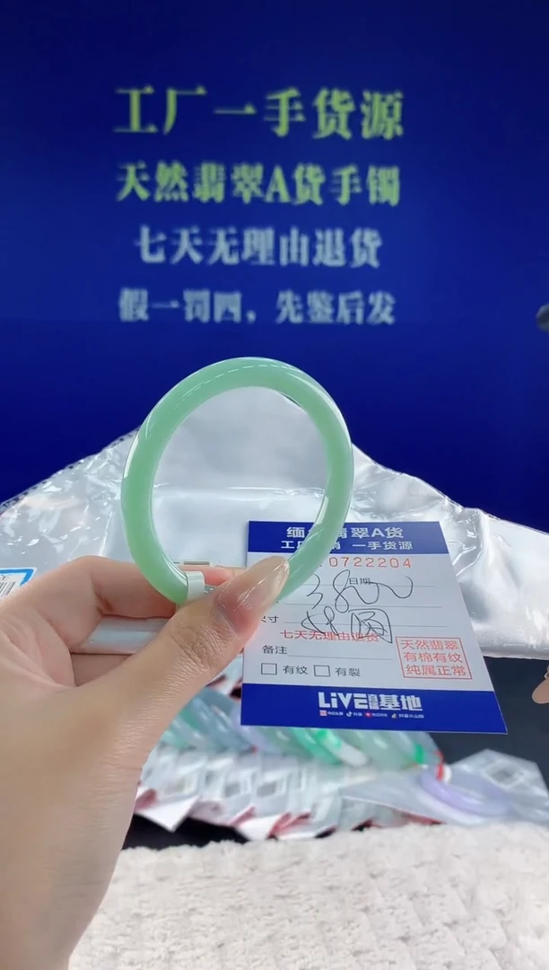 未镶嵌手镯翡翠04天然翡翠A货