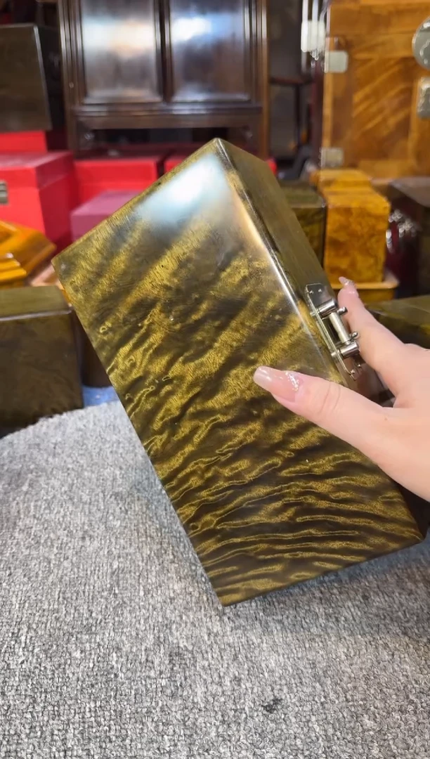 【闪购商品】乌木类成套家具阴沉乌木首饰盒Y64