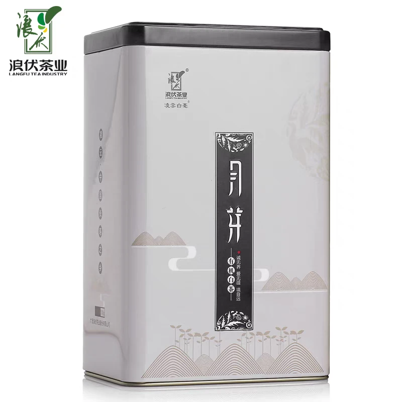 广西凌云白毫茶浪伏茶叶100克特级月芽罐装