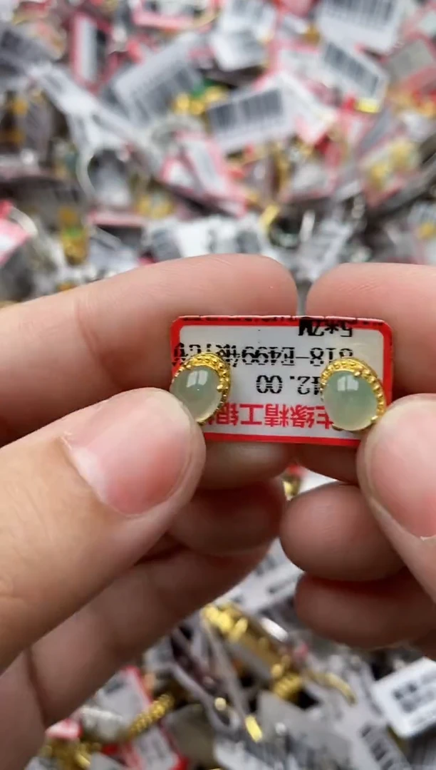 【闪购商品】翡翠戒指银S925镶嵌3333---5