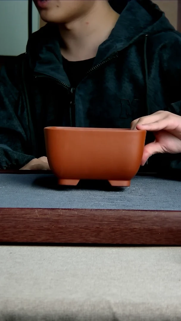 紫砂花盆15.5*8内径尺寸