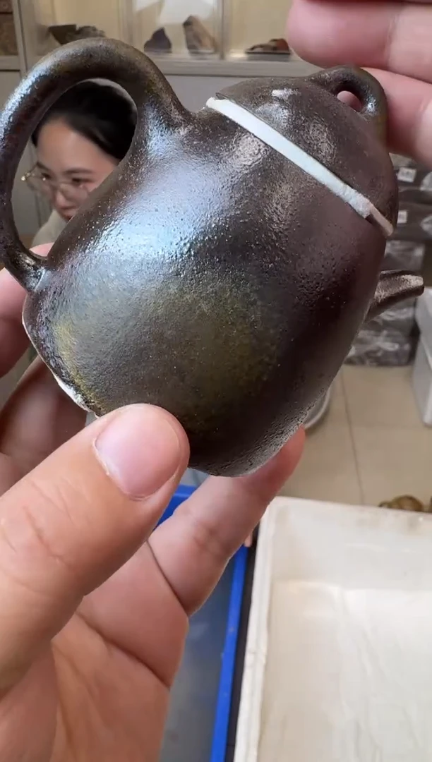 茶壶紫砂y**g秦权-窑宝级柴烧“39