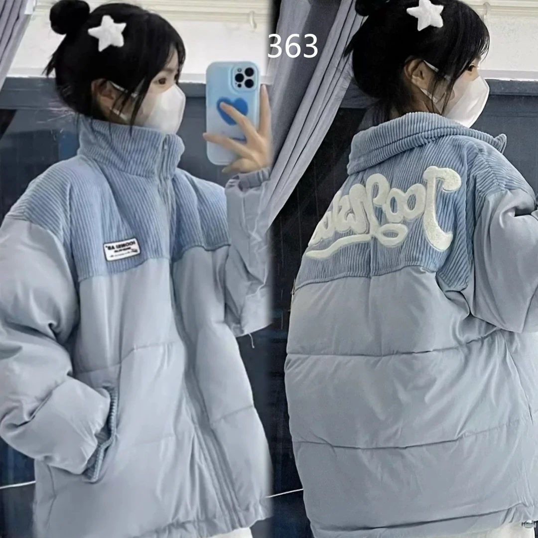 现货现发【1】冬季百搭显瘦保暖韩版棉服休闲加厚宽松棉袄女士短款