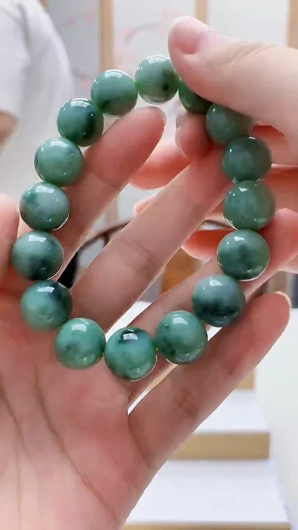未镶嵌定制翡翠4917lr-毛货手串41