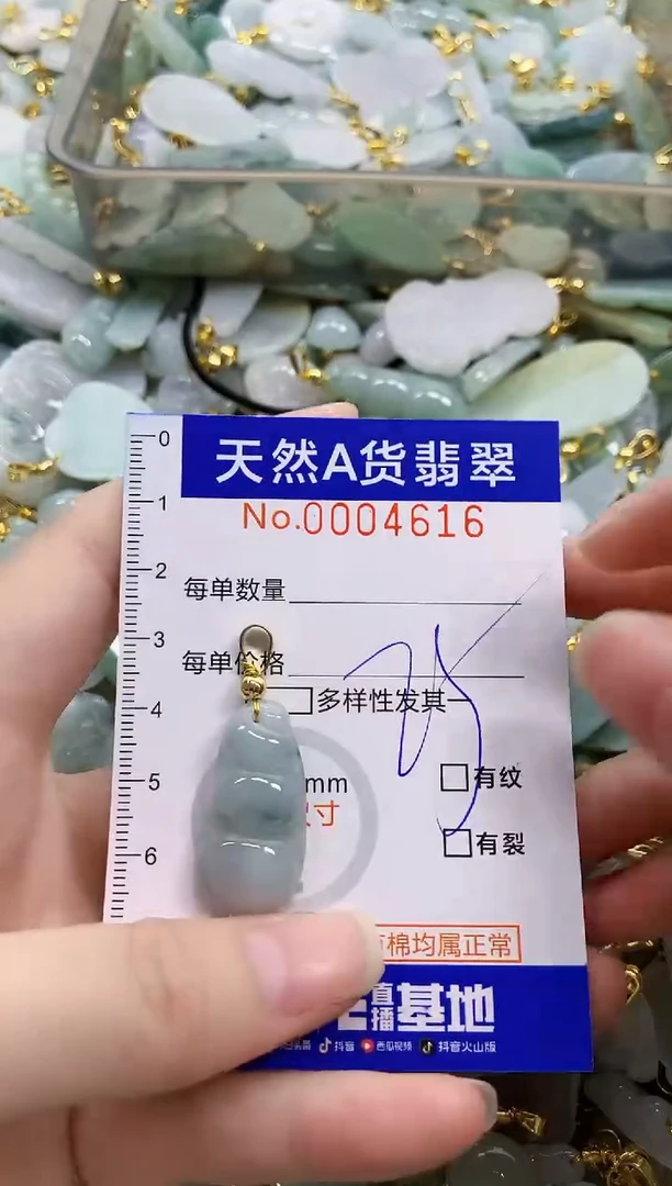 颈饰未镶嵌翡翠天然A货翡翠