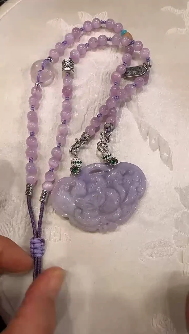 颈饰未镶嵌翡翠国风