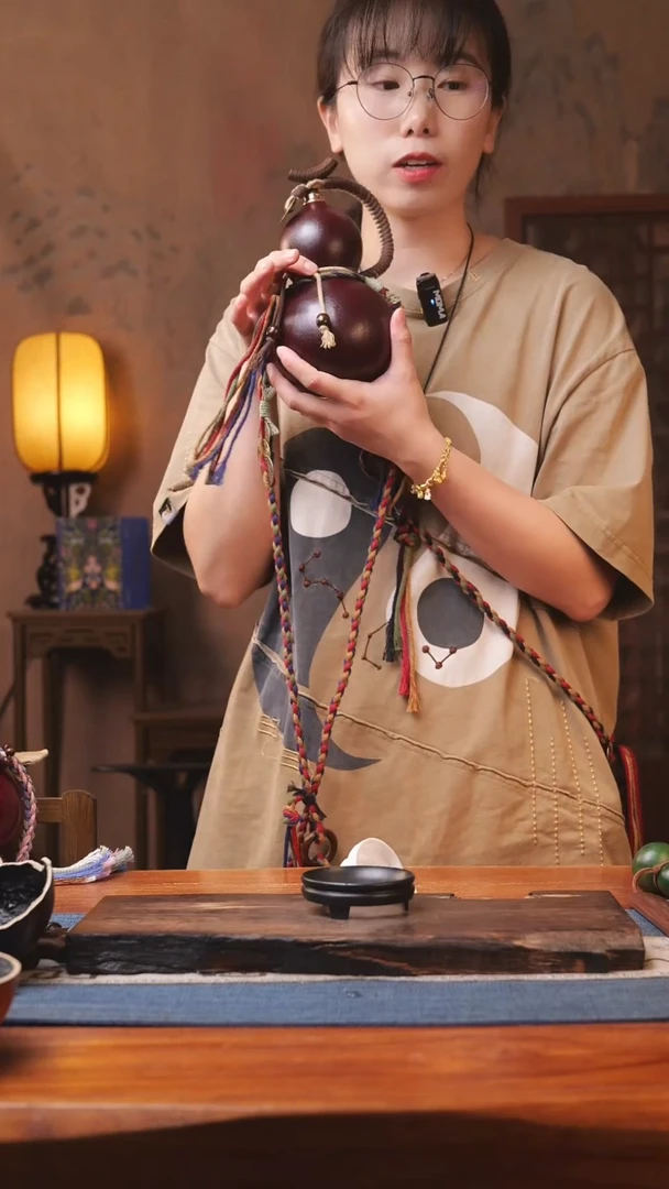 1347号精品大漆葫芦防腐防渗装水茶酒