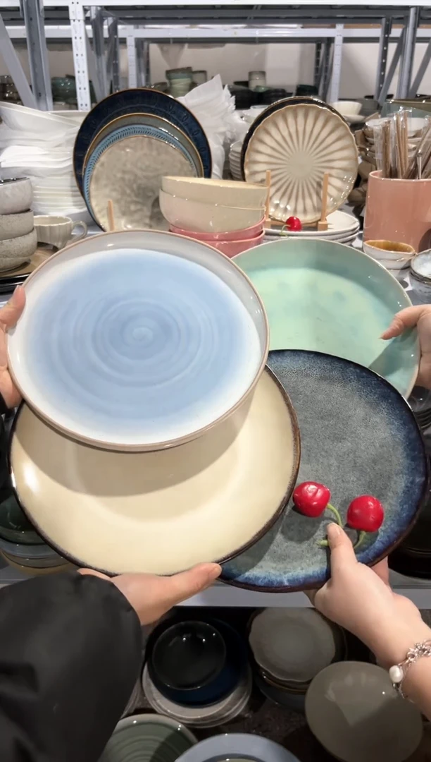 【闪购商品】瓷片外贸尾货瑕疵满20包邮X4 大盘组合