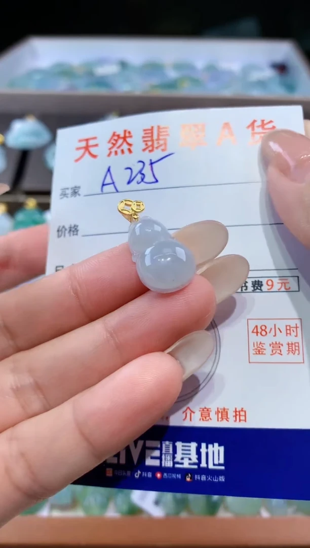 颈饰未镶嵌翡翠天然翡翠A货挂件