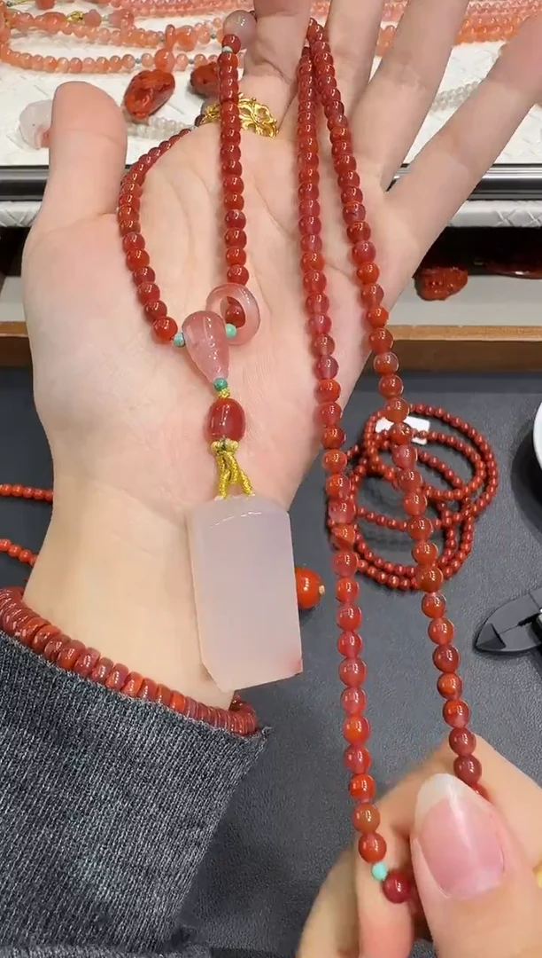 未镶嵌项链南红玛瑙X1108-466-171