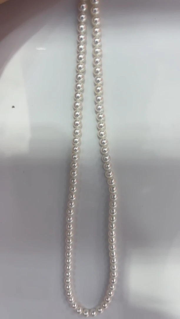 淡水珍珠银S925镶嵌颈饰清货