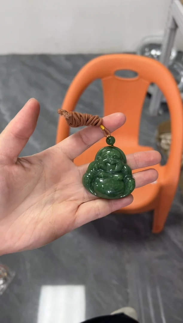 项链未镶嵌和田玉和田玉佛公吊坠[多样发其一]