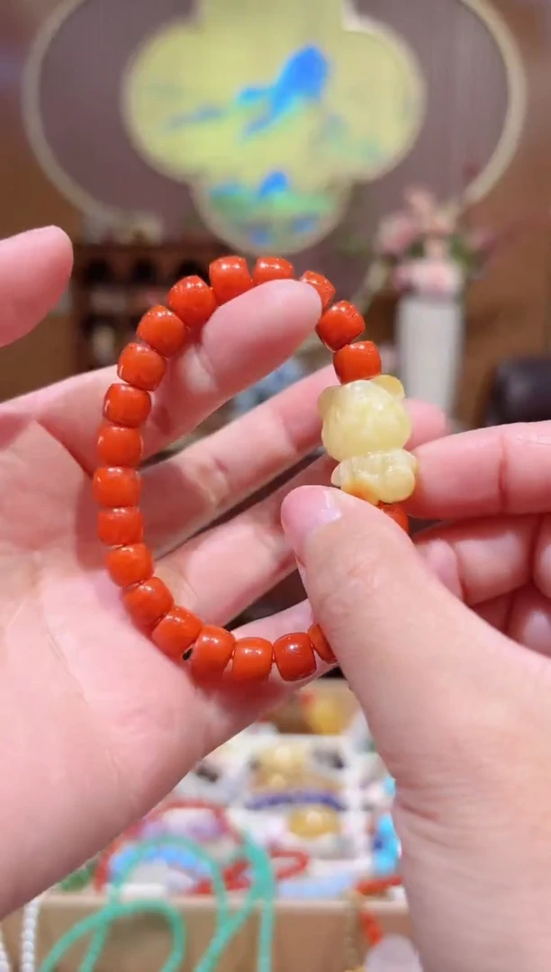 【闪购商品】南红玛瑙手链未镶嵌设计款8