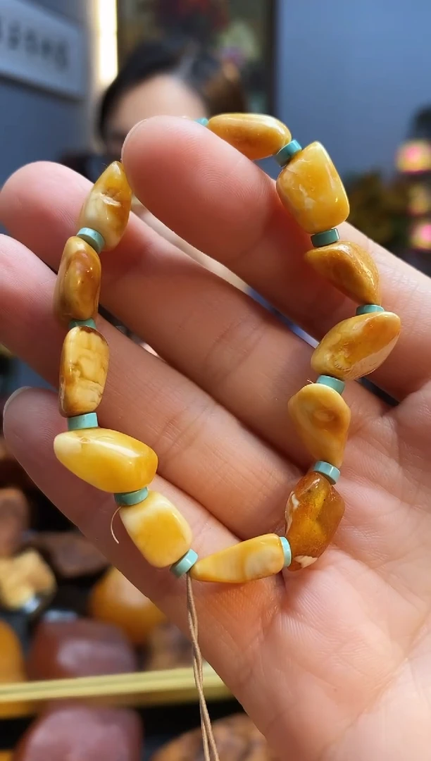 手链琥珀未镶嵌手串
