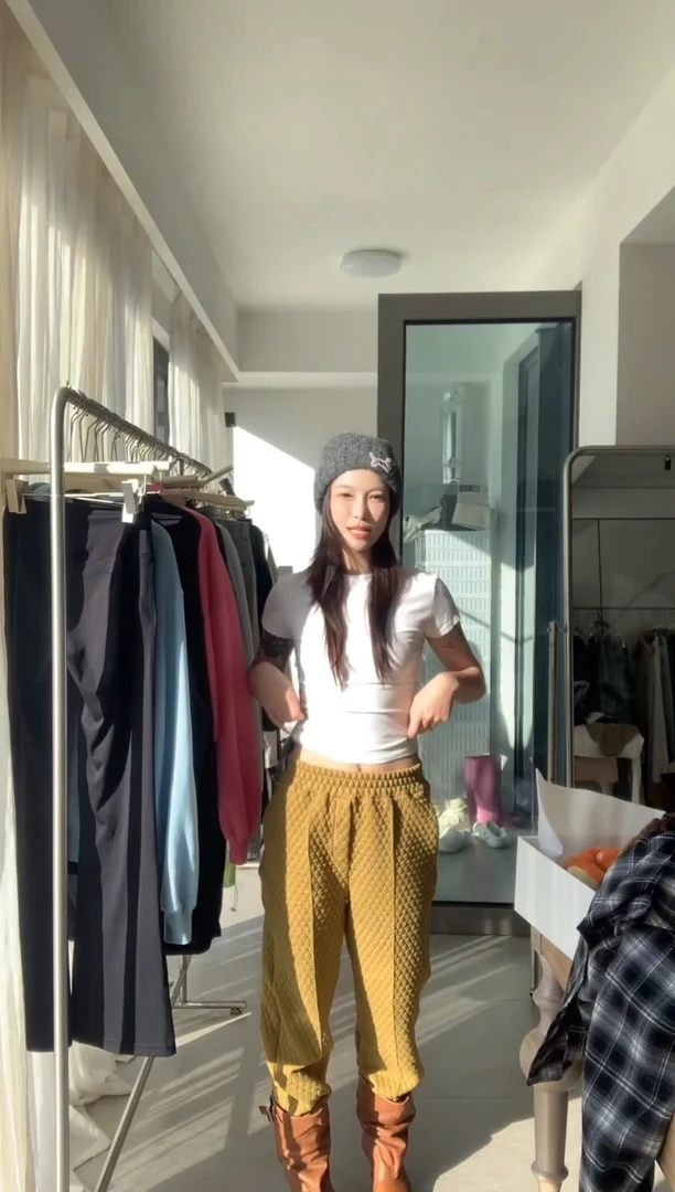 棉裤宽松厚裤子裤子