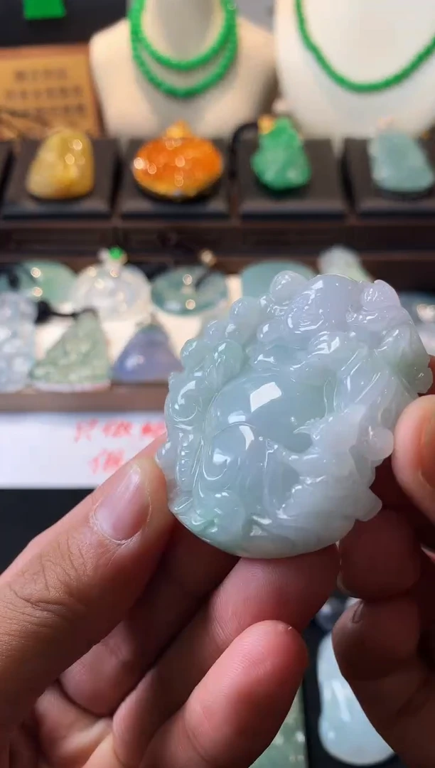 未镶嵌定制翡翠岁***～  S毛货不退不换