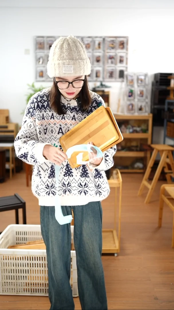 竹原色托盘037有瑕疵