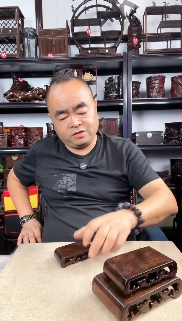 木双龙一套老李红木工艺品