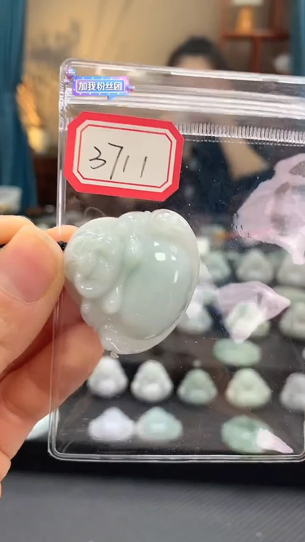 颈饰未镶嵌翡翠佛公3711