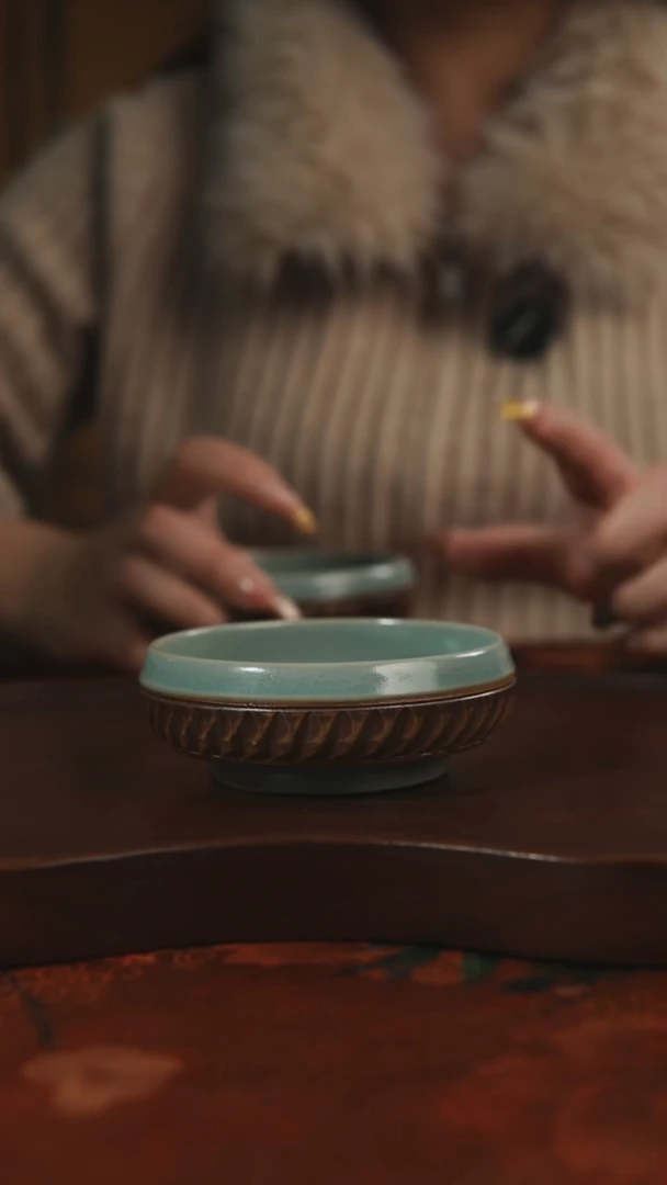杯子瓷汝州原产地原矿仿古老釉q