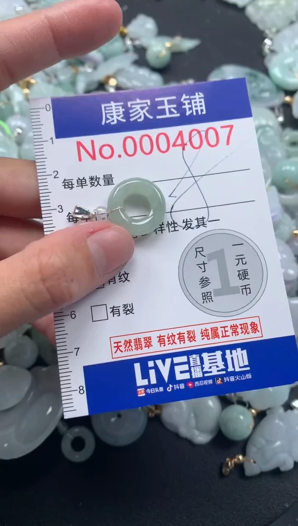 颈饰未镶嵌翡翠4007