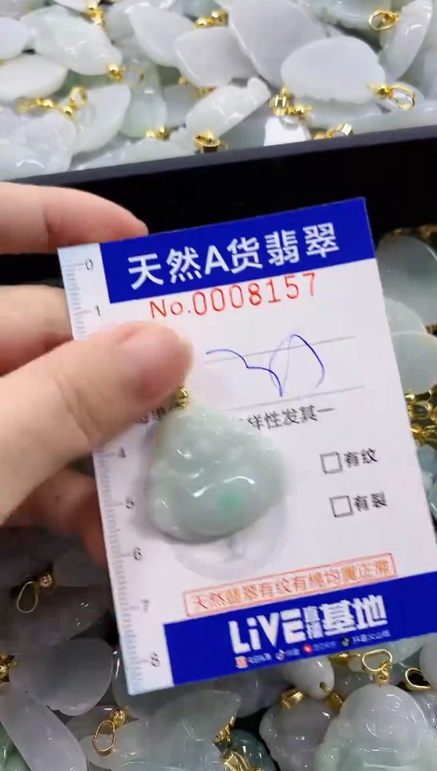 颈饰未镶嵌翡翠天然A货翡翠