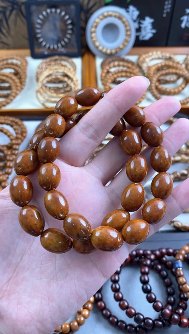 紫金鼠手串1.2黄金甲枣珠S级品相