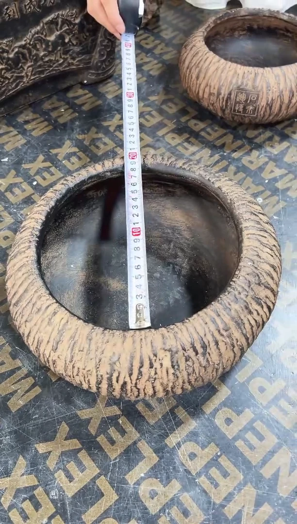 陶土【火山泥】上善若水圆盆