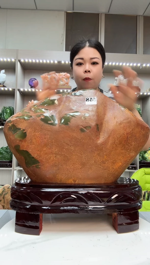 石材天然岫岩玉摆件